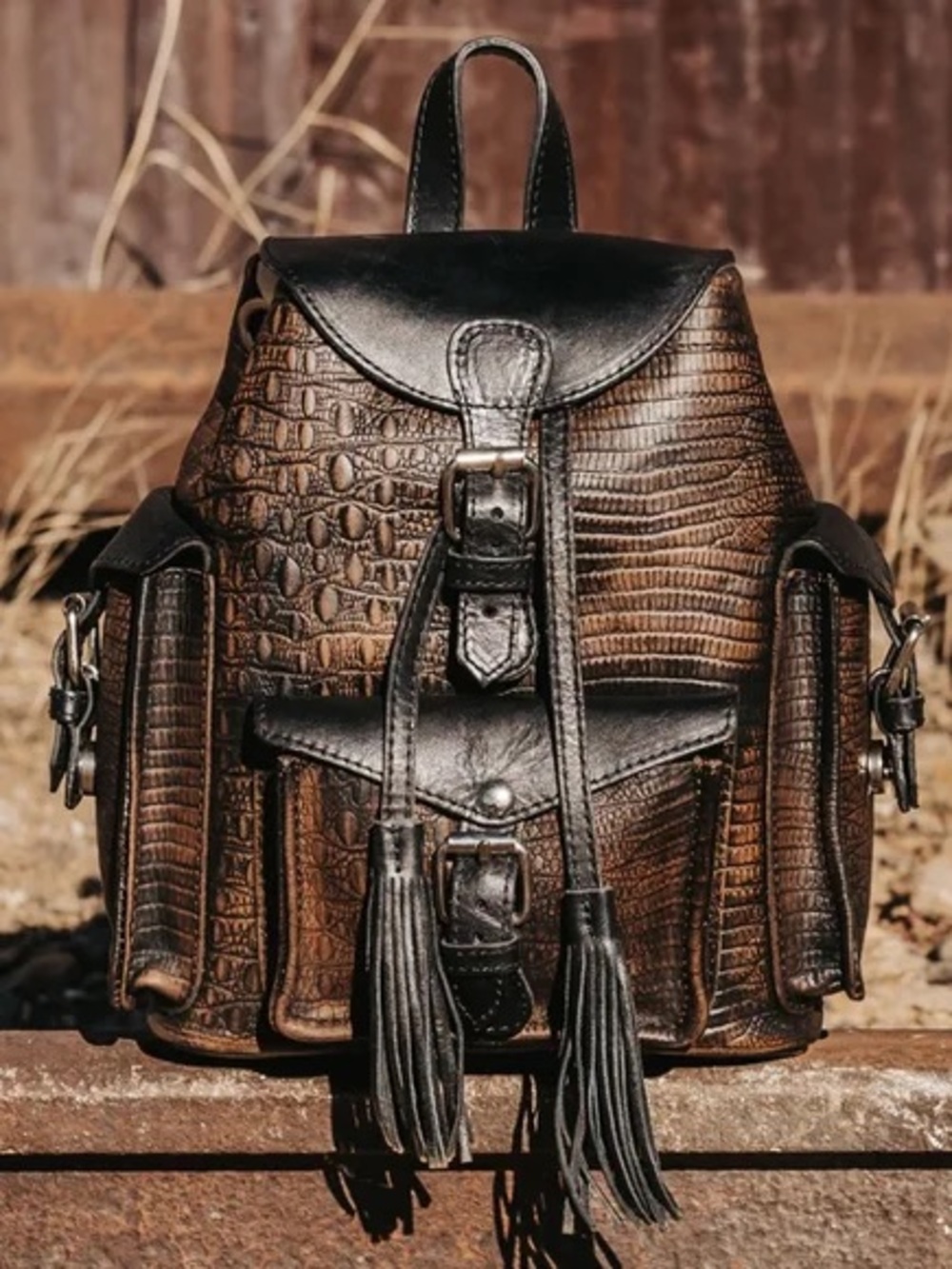 Freebird Brett leather backpack NWT